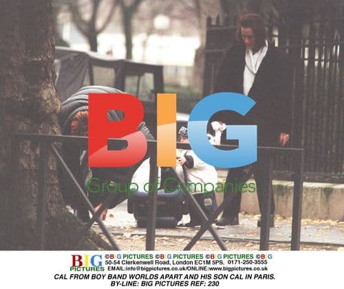 Cal from Boy Band Worlds Apart and Son in Paris