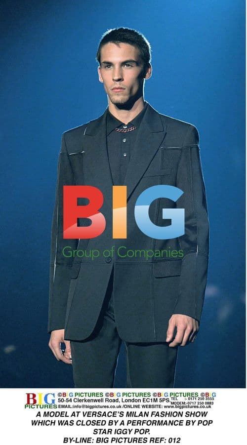 Versace Milan Fashion Show with Iggy Pop