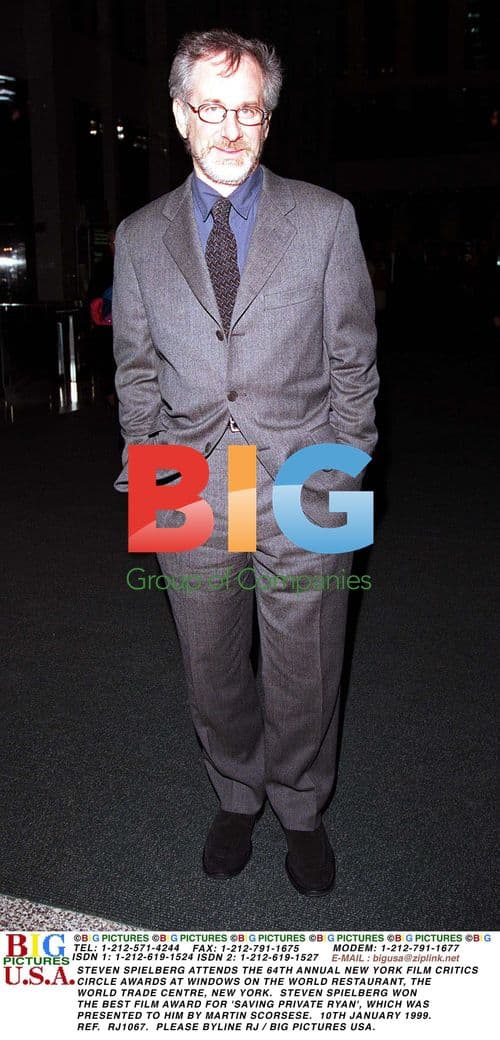 Spielberg Accepts Best Film Award