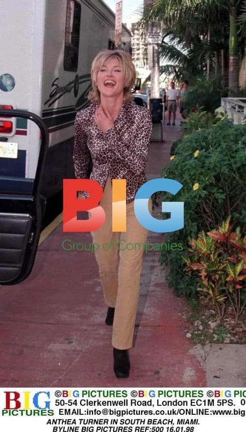 Anthea Turner in South Beach, Miami