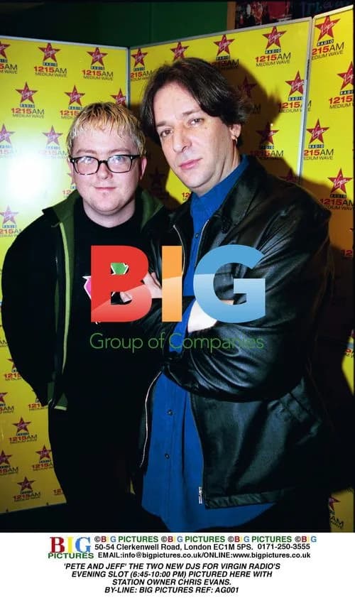DJs Pete and Jeff with Virgin Radio Owner