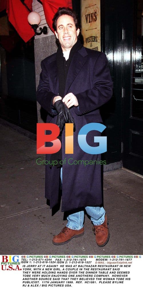 Jerry Seinfeld spotted at Balthazar with mystery woman