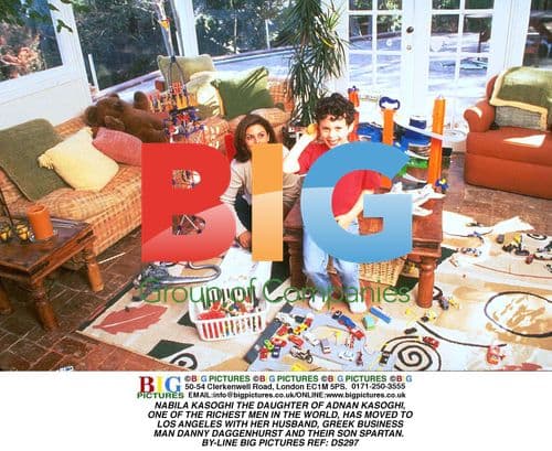 Nabila Kasoghi and family in LA