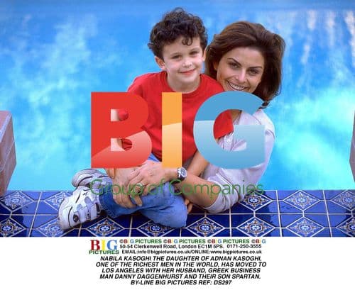 Nabila Kasoghi and family in LA