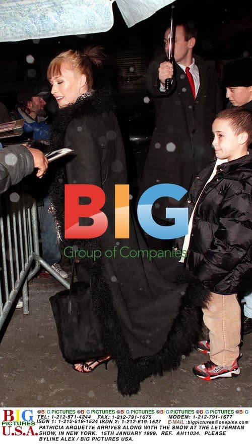 Patricia Arquette at Letterman Show