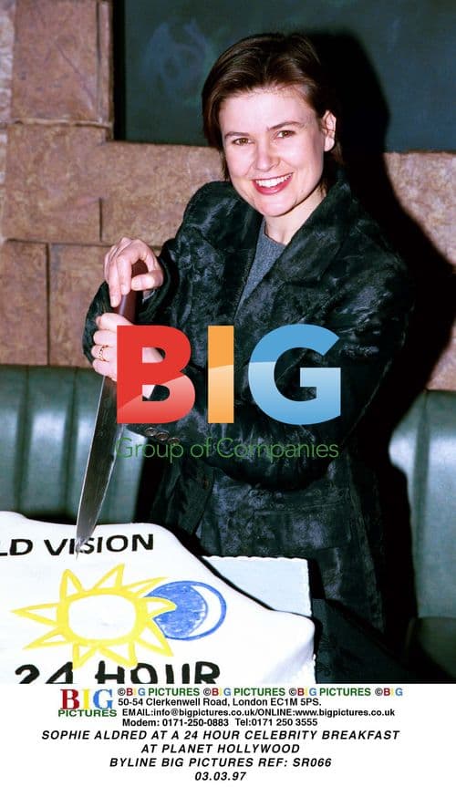 SOPHIE ALDRED at Celebrity Breakfast