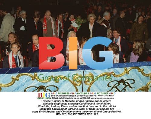 Monaco Royal Family at Circus Festival