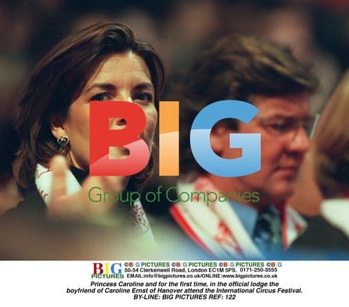 Princess Caroline and boyfriend at Circus Festival