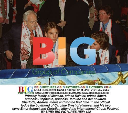 Monaco Royal Family at Circus Festival