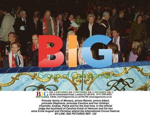 Monaco Princely Family at International Circus Festival