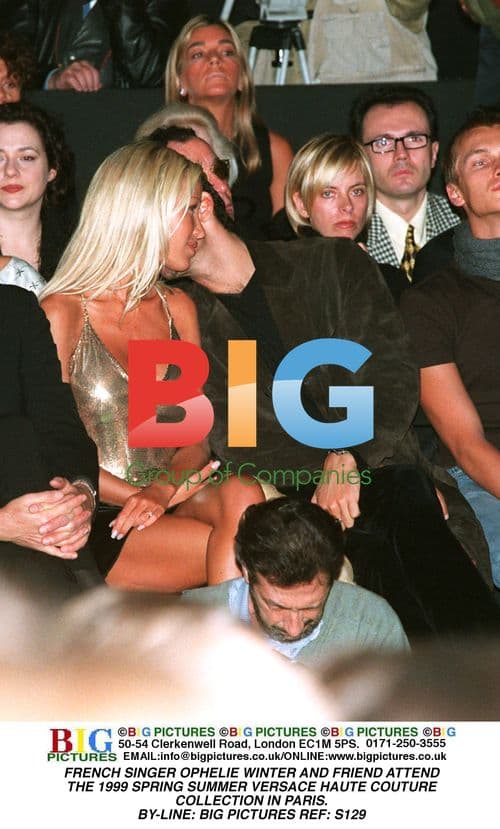 Ophelie Winter at Versace Haute Couture