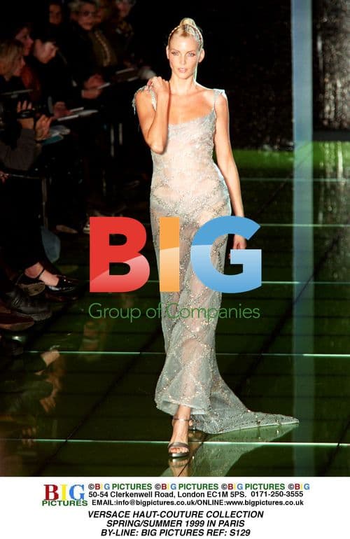 Versace Haute Couture Show in Paris 1999