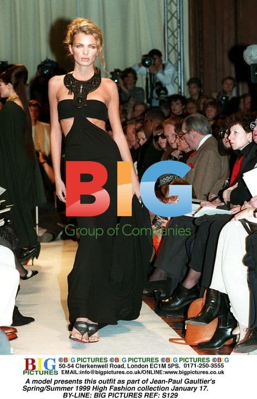 Model in Jean-Paul Gaultier Spring/Summer 1999 Fashion