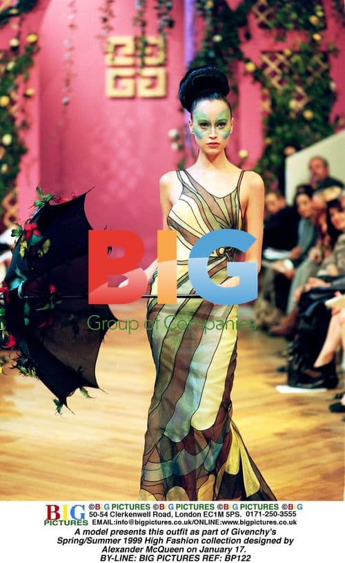 Givenchy Model in McQueen Collection