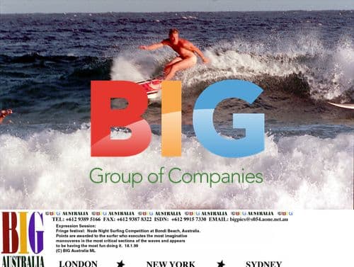 Nude Night Surf Competition at Bondi Beach