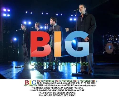 Boyzone Performing at Midem Music Festival