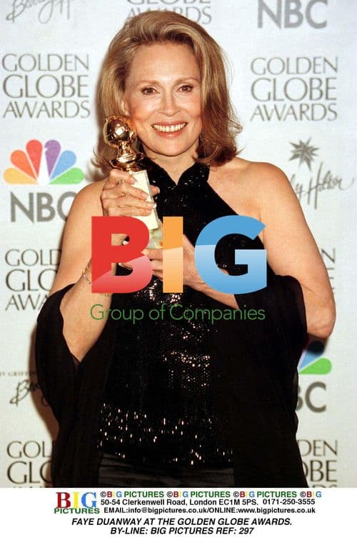 Faye Duanway at Golden Globes