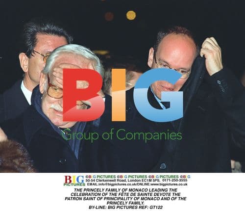 Princely Family of Monaco at Sainte Devote Celebration