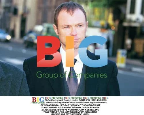 Spandau Ballet's Gary Kemp at High Court Lawsuit