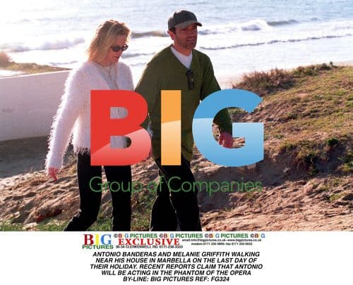 Antonio Banderas and Melanie Griffith in Marbella