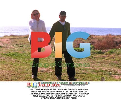 Antonio Banderas and Melanie Griffith on Holiday in Marbella