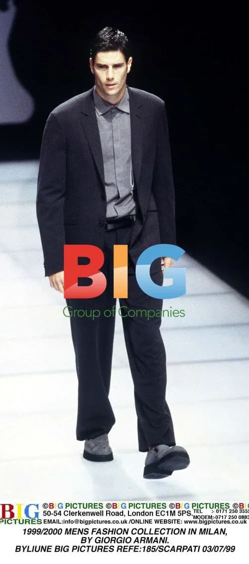 Giorgio Armani Men's Fashion in Milan