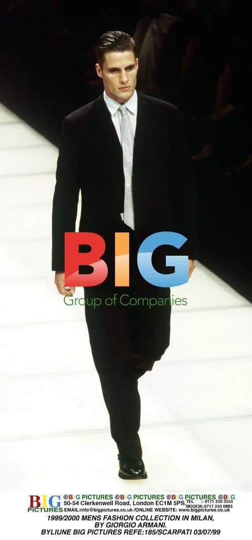 Giorgio Armani Men's Fashion in Milan