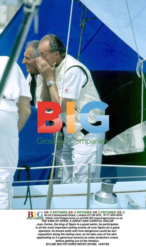 King of Spain Sailing in Spain