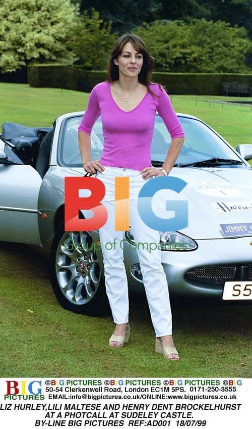 Liz Hurley at Sudeley Castle Photocall