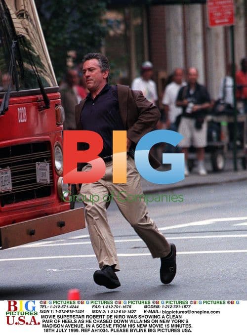 Robert De Niro Chases Villains