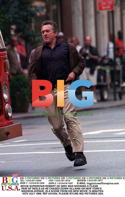 Robert De Niro Filming 15 Minutes in NYC