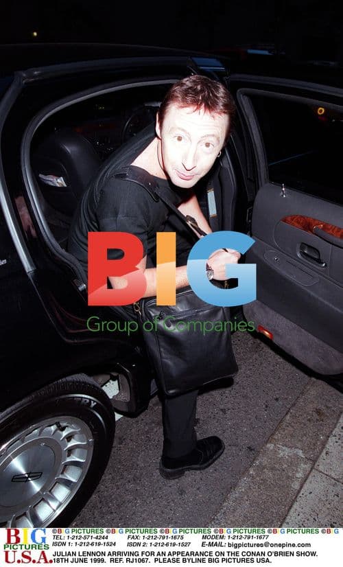 Julian Lennon on Conan O'Brien Show