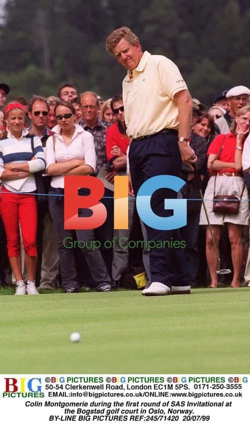 Colin Montgomerie at SAS Invitational in Oslo, Norway