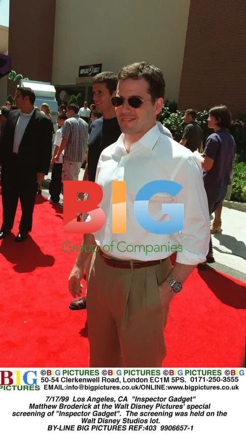 Matthew Broderick at "Inspector Gadget" Screening