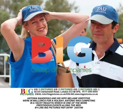 Melanie Griffith and Antonio Banderas at Sailing Regatta