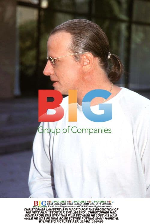 Christopher Lambert Promotes "Beowulf" in Madrid