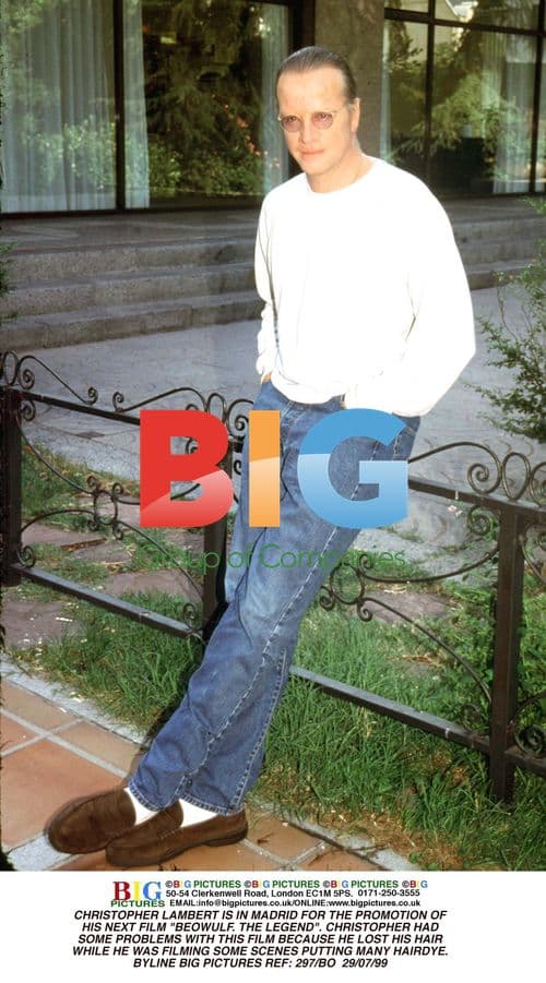 Christopher Lambert Promotes 'Beowulf' in Madrid