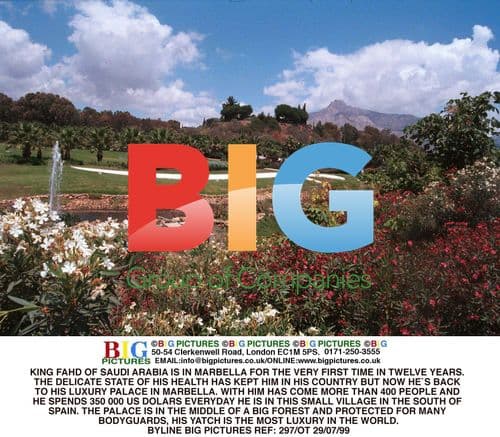 King Fahd of Saudi Arabia in Marbella