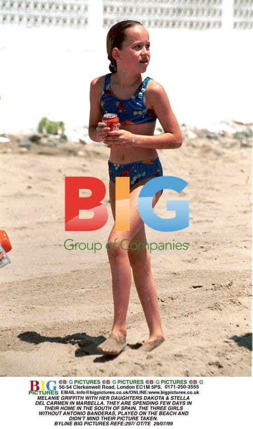 Melanie Griffith and Daughters in Marbella