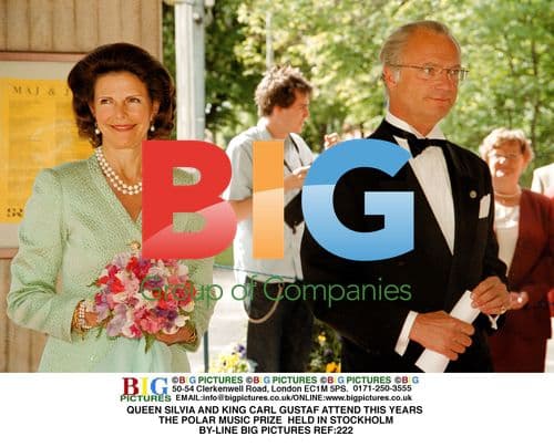 Queen Silvia and King Carl Gustaf at Polar Music Prize