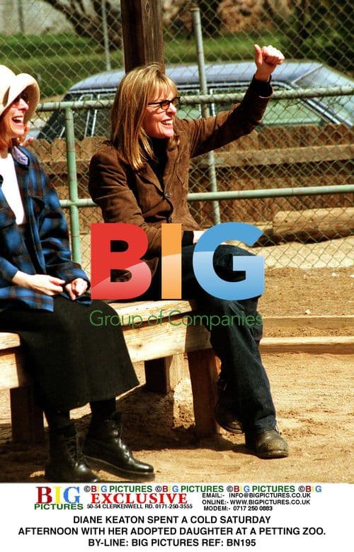 DIANE KEATON VISITS PETTING ZOO WITH DAUGHTER