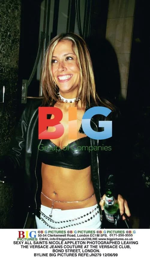 Nicole Appleton Leaving Versace Club in London