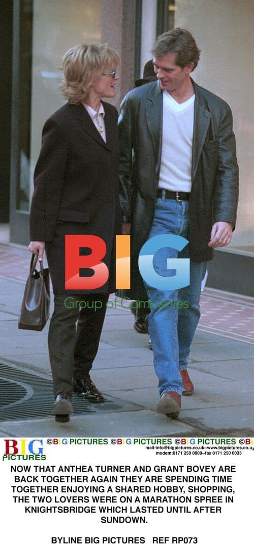 Anthea Turner and Grant Bovey Shopping