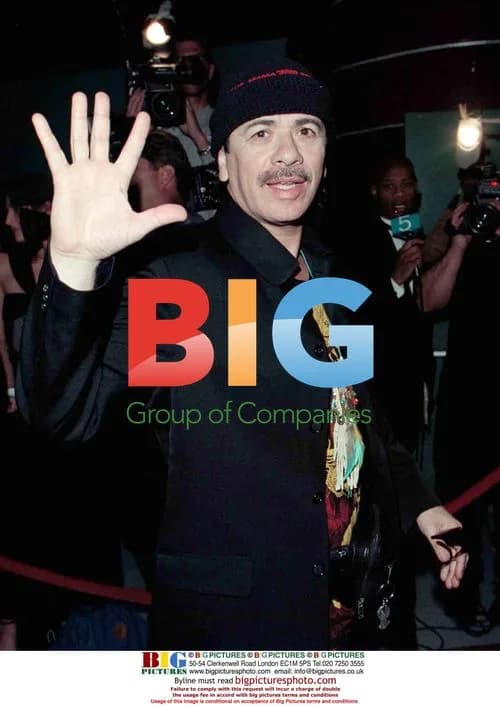 Carlos Santana at BMG Post-Grammy Party