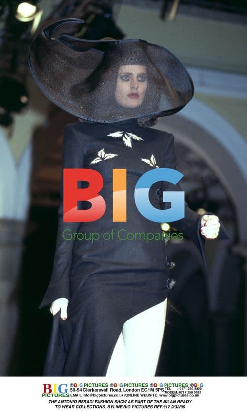 Antonio Beradi fashion show, Milan Ready to Wear 1999