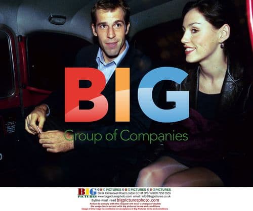 Greg Rusedski in black cab