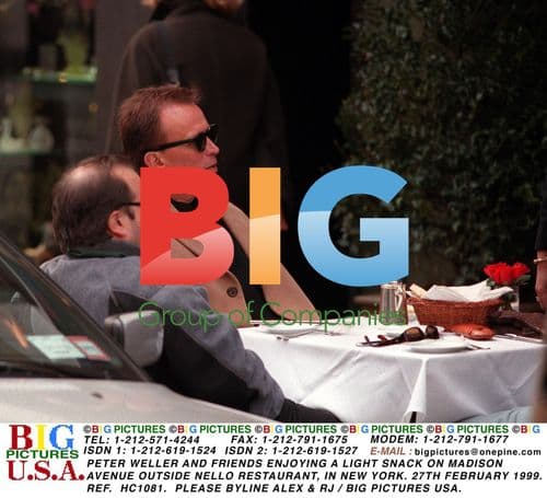 Peter Weller and friends at Nello Restaurant