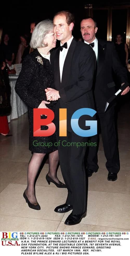 Prince Edward at Benefit for Royal Oak Foundation