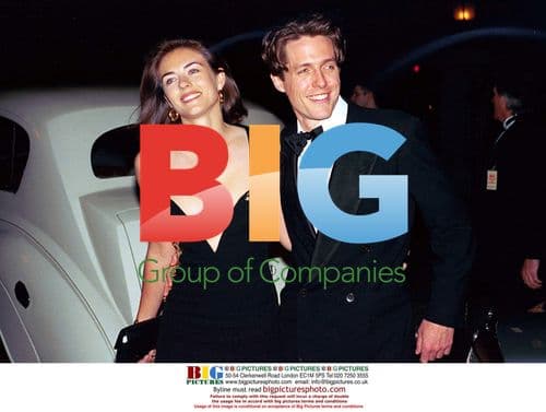 Liz Hurley and Hugh Grant at 'Four Weddings' Premiere