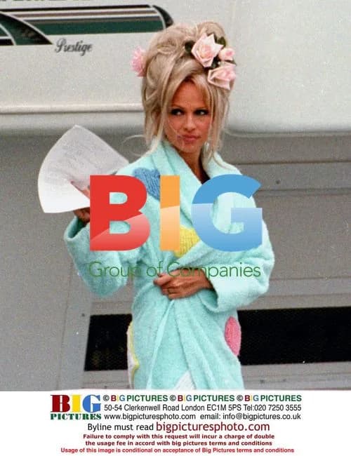 Pamela Anderson Filming 'V.I.P.' in Las Vegas